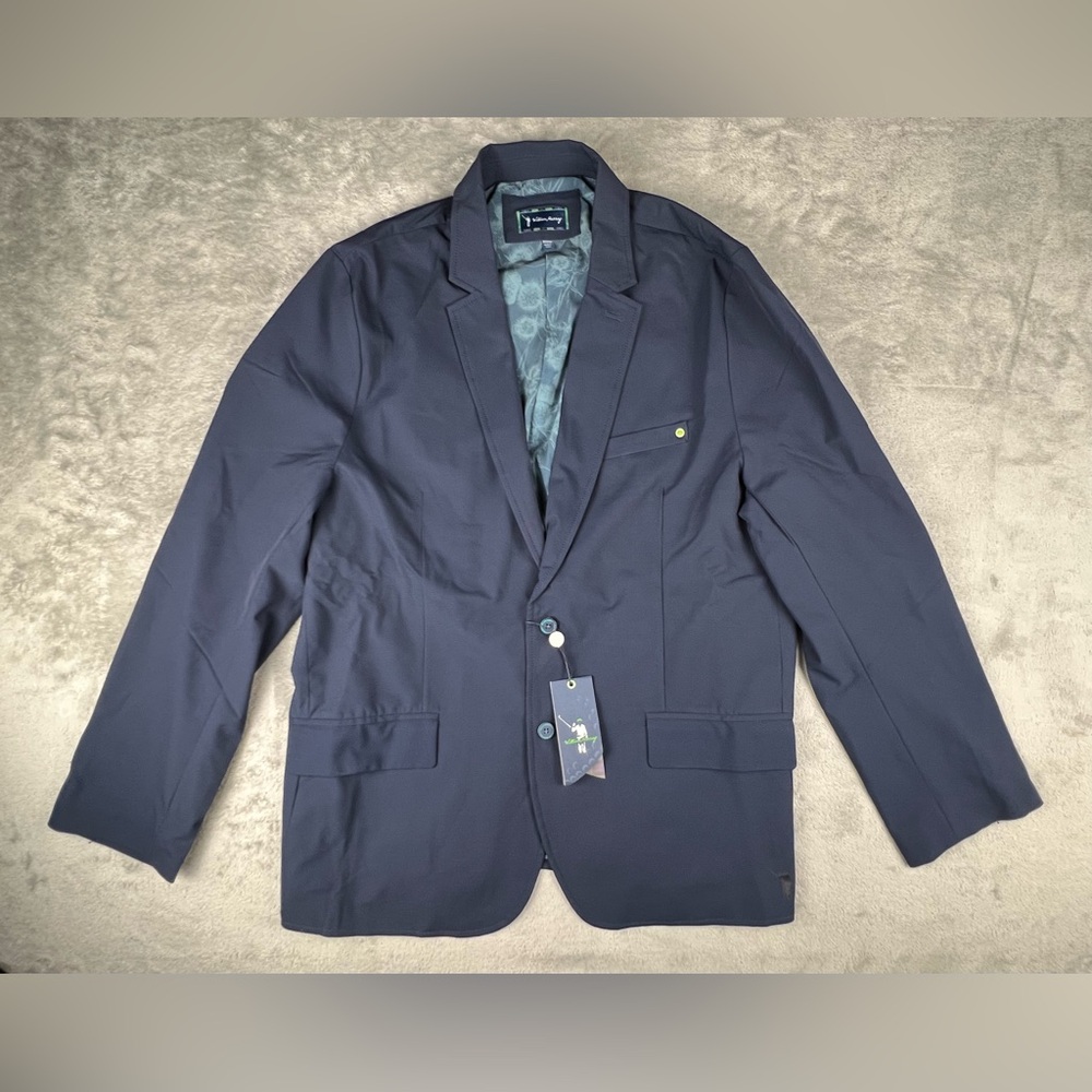 William Murray Serius Business Performance Navy Blazer Mens Size XXL Sport Coat